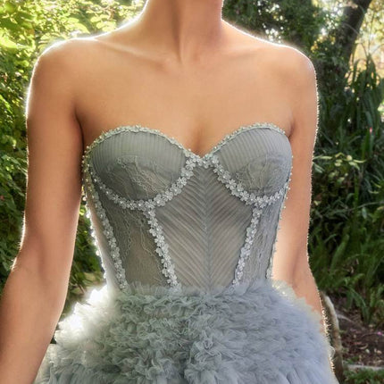 Andrea & Leo A1017 Corset Princessa Tulle Ruffle Ball Gown