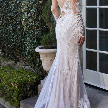 Andrea & Leo A1022 Bohemian Lace Mermaid Gown