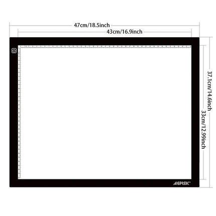 A3 Size LED Artcraft Tracing Light Pad