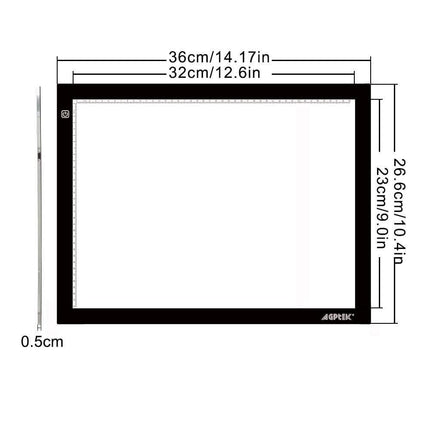 A4 LED Artcraft Tracing Light Pad