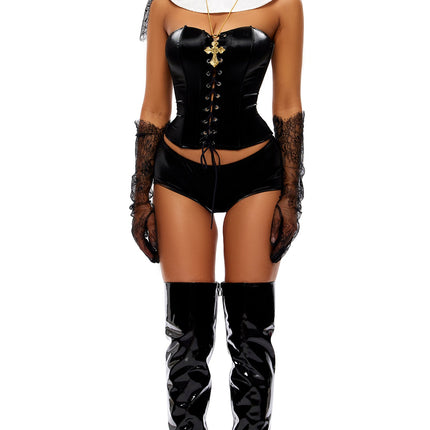 Midnight Confession 7-Piece Nun Costume Set