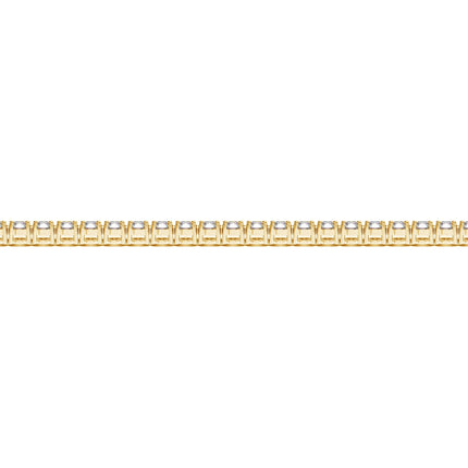 Lab Grown Round Diamond Tennis Bracelet in 14k Yellow Gold (4 cctw F/G  VS2/SI1)
