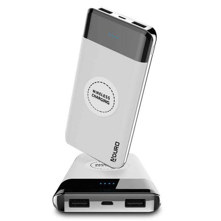 Aduro PowerUp Wireless Charging 10,000mAh Dual-USB Backup Battery