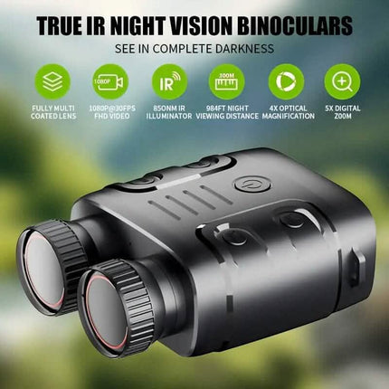 Afterwave HD 1080p Night Vision Device with 5x Digital Zoom Night Vision Goggles