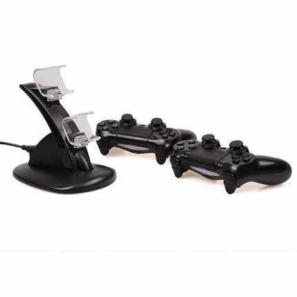 AGPtek Dual USB Charger Charging Docking Station Stand for Sony Playstation 4 PS4 Controller