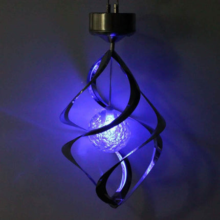 AGPtEK Solar Power LED Color Changing Wind Chime For Outdoor Garden Courtyard
