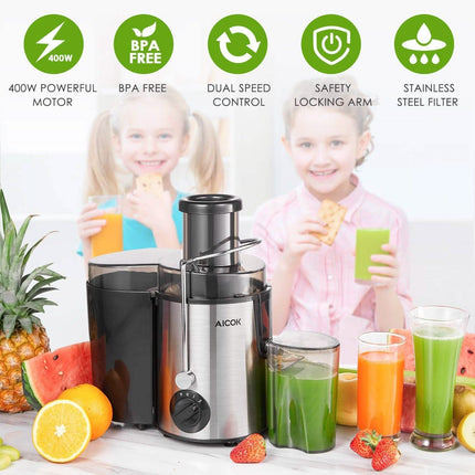 Aicok Juicer Centrifugal Juicer for Whole Fruit and Vegetable