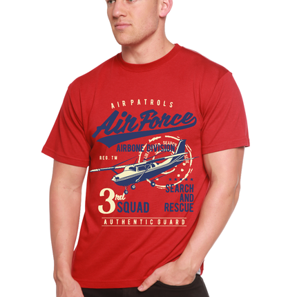 Air Force Men's Bamboo Viscose/Organic Cotton Short Sleeve Graphic T-Shirt