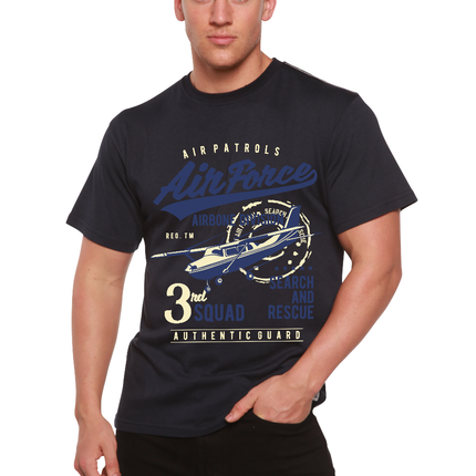 Air Force Men's Bamboo Viscose/Organic Cotton Short Sleeve Graphic T-Shirt