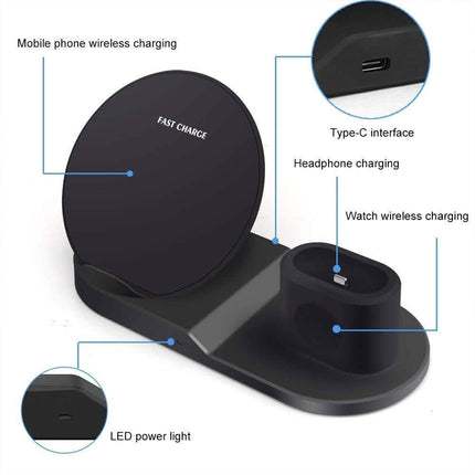 AirDock 3-in-1 Wireless Power Charging Station