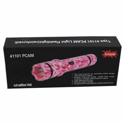 All Metal Stun Gun 4.9m Volt with LED Flashlight