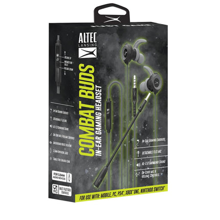 Altec Lansing - 3.5mm Combat Gaming Earbuds