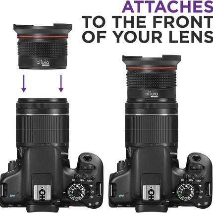 Altura Photo 52MM 0.35x HD Fisheye Nikon Wide Angle Lens (w/Macro Portion)  (Refurbished)