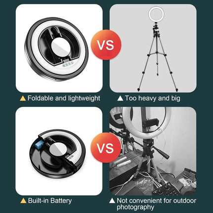 Andoer JMT2 PRO 360¬∞ Rotatable Mini Ring Light