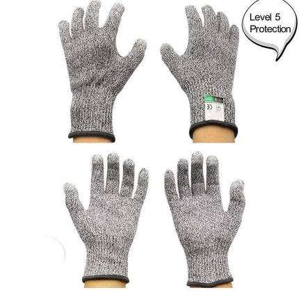 Anti-Cut Gloves 5 Grade Safety Cut Proof Stab Resistant Stainless Steel