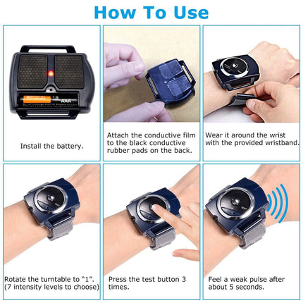 Anti-Snore Infrared Wristband with Conductive Film