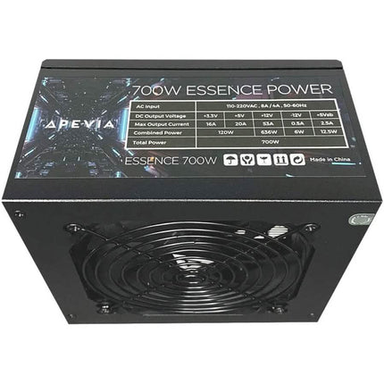 Apevia ATX-ES700W Essence 700W ATX Semi-Modular Gaming Power Supply with Auto-Thermally Controlled  (Refurbished)