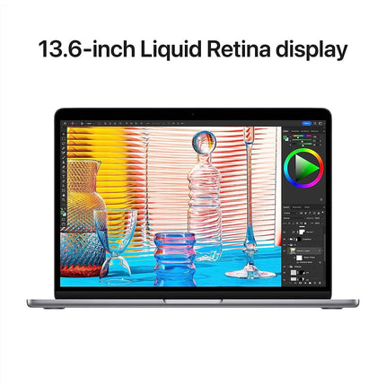 Apple 2022 MacBook Air Laptop M2 Chip 13.6" Liquid Retina Display 8GB RAM 256GB SSD MLXW3LL/A (Refurbished)
