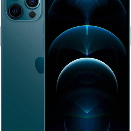 Apple iPhone 12 Pro, 256GB, Pacific Blue - Fully Unlocked (Refurbished)