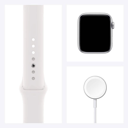Apple Watch SE GPS Silver Aluminum Case with Sport Band  (Refurbished)