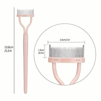 Arc Designed Eyelash Comb Separator And Mascara Applicator