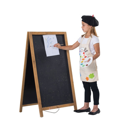 Kids Artist Costume, Creative Painter Outfit with Beret and Accessories for Dress Up