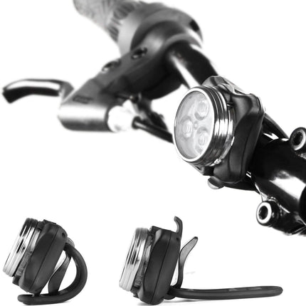 Ascher USB Rechargeable Bike Light Set