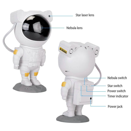Astronaut Star Projector Light with Remote Control