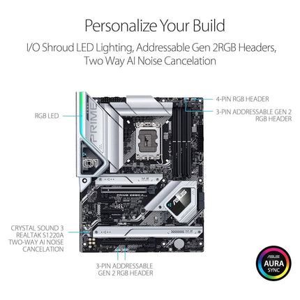 ASUS Prime Z690-A LGA 1700 Intel 12th ATX Motherboard (Refurbished)