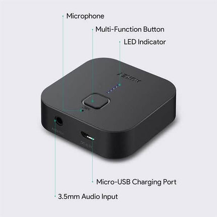 AUKEY Bluetooth Receiver V4.1 Wireless Audio Music Adapter