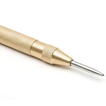 Automatic Center Pin Punch Strike Spring Loaded Marking Starting Holes Tool