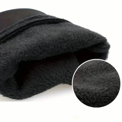 Autumn and Winter Outdoor Plus Velvet Cold Safeguard Glove