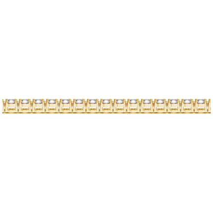 Lab Grown Round Diamond Tennis Bracelet in 14k Yellow Gold (8 cctw F/G  VS2/SI1)