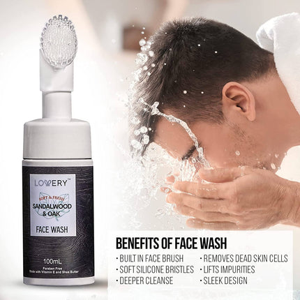 Fathers Day Gift, Spa Kit for Men, Grooming Kit, Sandalwood