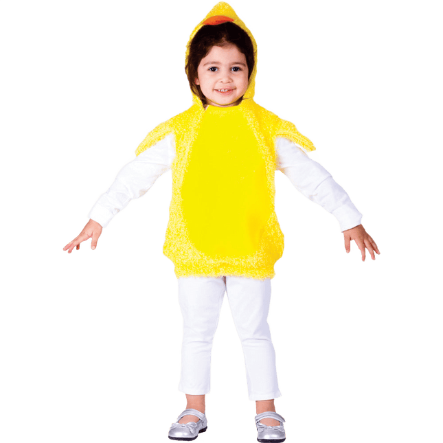 Baby Chick Costume for Kids – Cute Yellow Chick Halloween Outfit with Hood & Wings