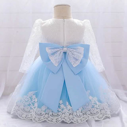Baby Girls' Basic Christening Floral Dress