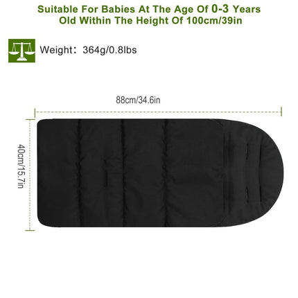 Baby Stroller Sleeping Bag Newborn Swaddle Wrap Toddler Footmuff Blanket