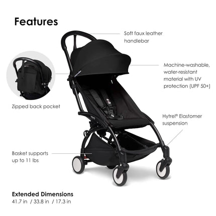 BABYZEN YOYO2 Stroller Lightweight & Compact - Black (Refurbished)
