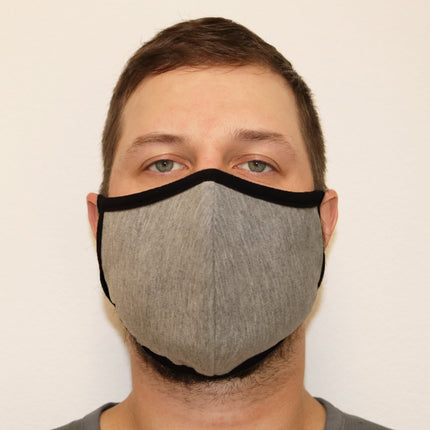 Bamboo X Large Triple Layer Breathable Face Mask - Natural, Silky Soft, Ultra Comfortable