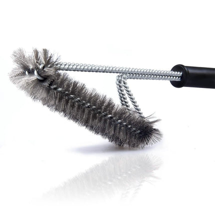 Barbestar 18" 3 in 1 Safe Barbecue Grill Brush Wire Bristles