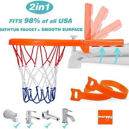 Bath Toy Basketball Hoop for Kids