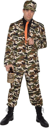 Bayou Men Camo Print Men Costume