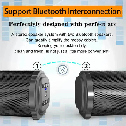 4D Surround Stereo Speakers – Wireless & USB, High-Fidelity Subwoofer, Party & Home Theater, Plug-and-Play