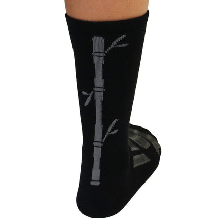 Be Like Bamboo Viscose Crew Socks Unisex Black Color - 12-pack