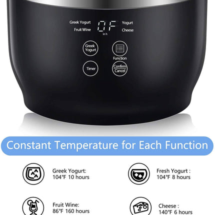 Bear Yogurt Maker Machine with Stainless Steel Inner Pot