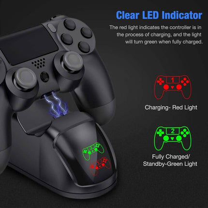 BEBONCOOL Controller USB Charging Station Dock for PS4