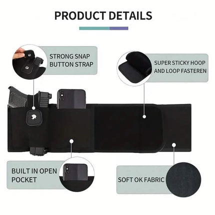Belly Band Waistband Holster for Men and Women