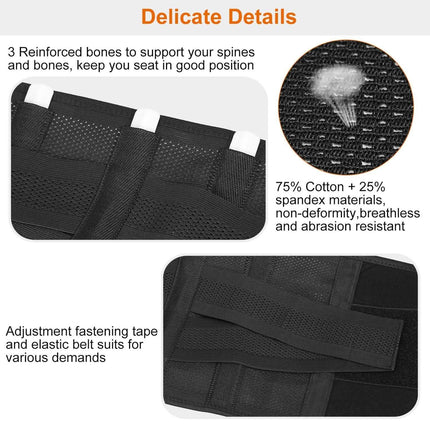 Belt Lower Back Brace Pain Relief Waist Wrap Band
