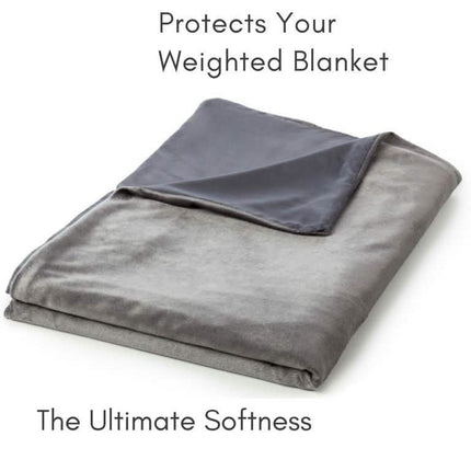 Bibb Home Weighted Blanket with Reversible Removable Cover