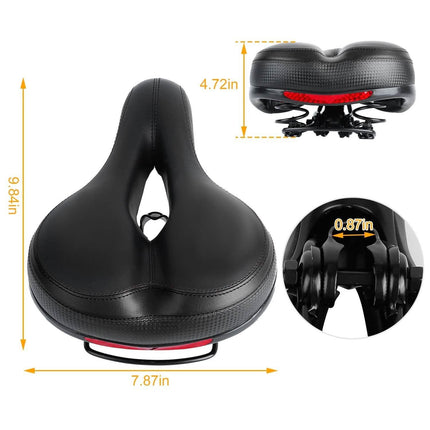 Bike Seat Water Resistant Bicycle Padded Saddle Wear